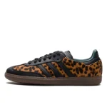 Adidas Samba OG Black Green Leopard נעלי
