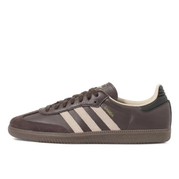 Adidas Samba OG Dark Brown Beige Gum נעלי