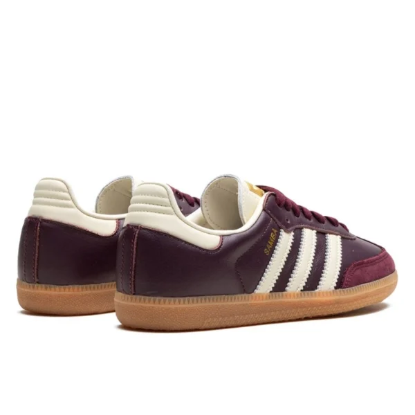 Adidas Samba OG Maroon Gold Metallic נעלי