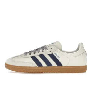 Adidas Samba OG Off White Dark Blue נעלי