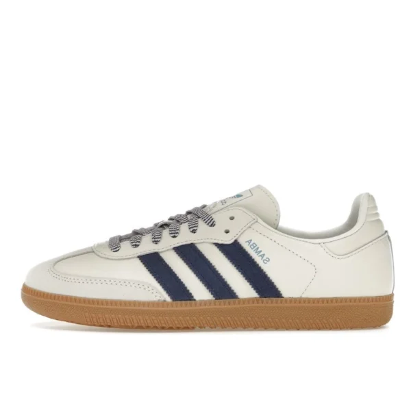 Adidas Samba OG Off White Dark Blue נעלי