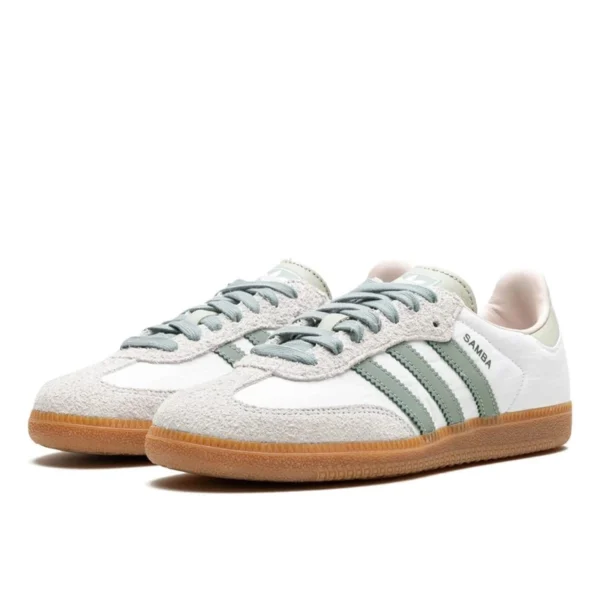 Adidas Samba OG Silver Green Putty Mauve נעלי