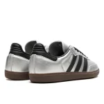 Adidas Samba OG Silver Metallic Black Gum נעלי