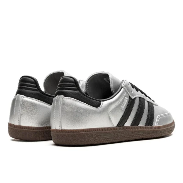 Adidas Samba OG Silver Metallic Black Gum נעלי