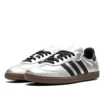 Adidas Samba OG Silver Metallic Black Gum נעלי