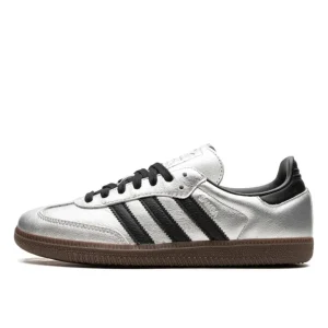 Adidas Samba OG Silver Metallic Black Gum נעלי
