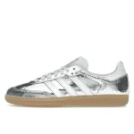 Adidas Samba OG Silver Metallic Cracked Leather נעלי