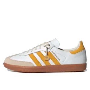 Adidas Samba OG Sporty & Rich White Bold Gold נעלי