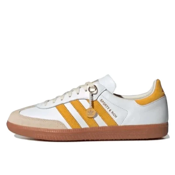 Adidas Samba OG Sporty & Rich White Bold Gold נעלי