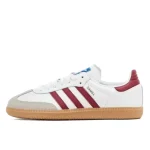 Adidas Samba OG White Burgundy Gum נעלי
