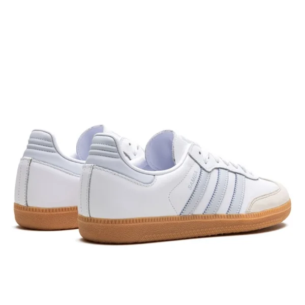 Adidas Samba OG White Halo Blue Gum נעלי