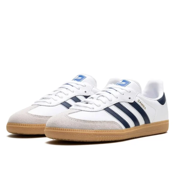 Adidas Samba OG White Night Indigo Gum נעלי