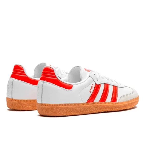 Adidas Samba OG White Solar Red Gum נעלי