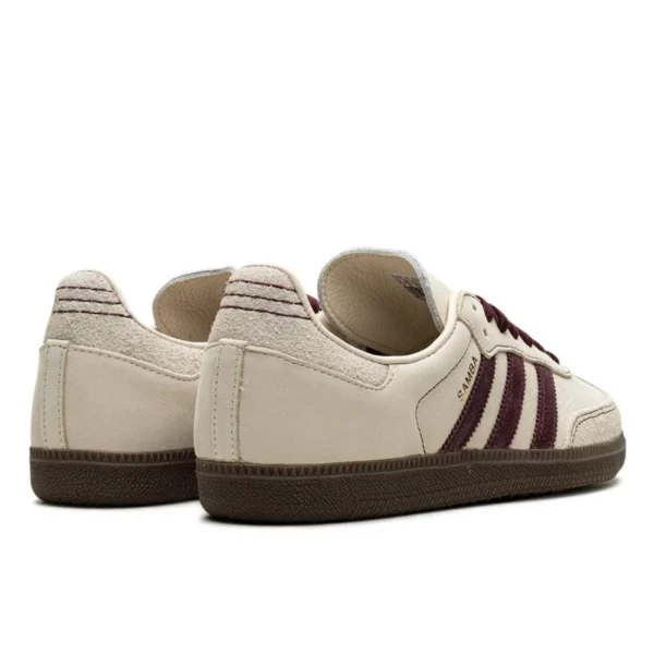Adidas Samba OG Wonder White Maroon נעלי