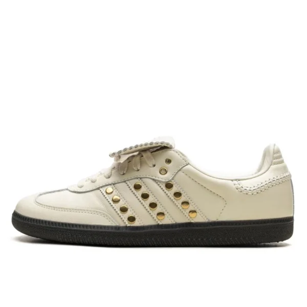 Adidas Samba Wales Bonner Studded Pack Cream White נעלי