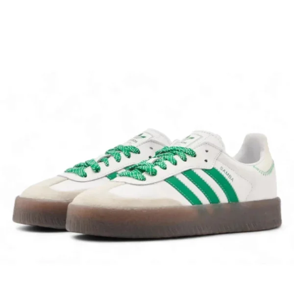 Adidas Sambae Cloud White Green נעלי