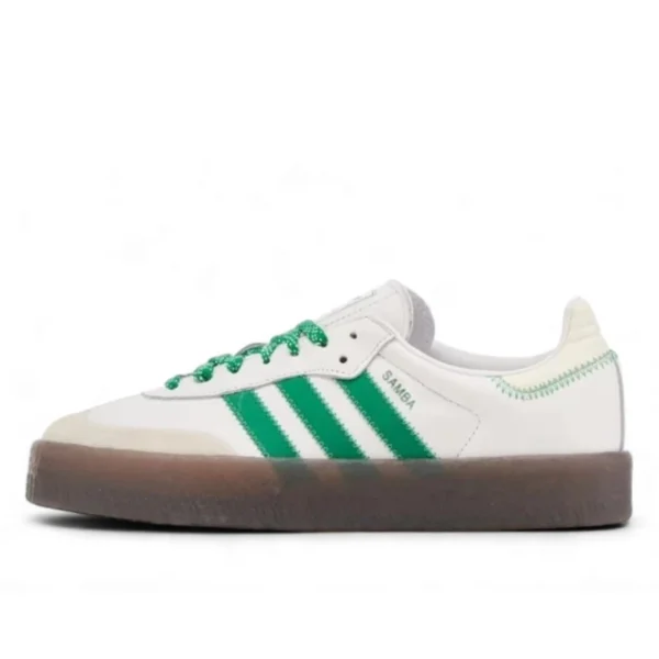 Adidas Sambae Cloud White Green נעלי