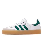 Adidas Sambae White Collegiate Green Gum נעלי