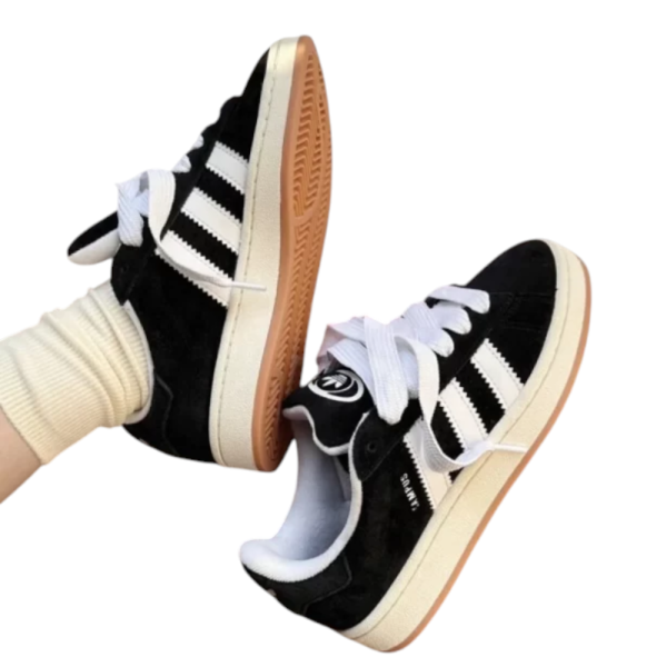 Adidas Campus 00’s Black White Gum נעלי