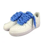 Nike Air Force 1 Custom Lacet Corde Lac Bleu סניקרס