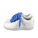 Nike Air Force 1 Custom Lacet Corde Lac Bleu סניקרס