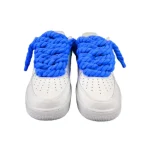 Nike Air Force 1 Custom Lacet Corde Lac Bleu סניקרס