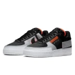 Nike Air Force 1 Drop Type Black Hyper Crimson סניקרס