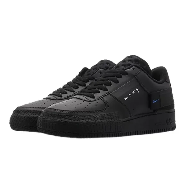 Nike Air Force 1 Drop Type Triple Black סניקרס