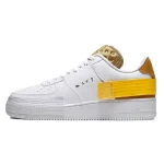 Nike Air Force 1 Drop Type White Gold Yellow סניקרס