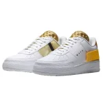 Nike Air Force 1 Drop Type White Gold Yellow סניקרס