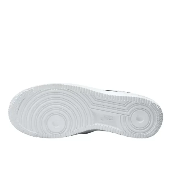 Nike Air Force 1 Low ’07 Essential White Black Gold Mini Swoosh סניקרס
