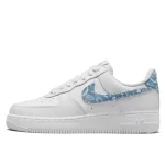 Nike Air Force 1 Low ’07 Essential White Worn Blue Paisley סניקרס