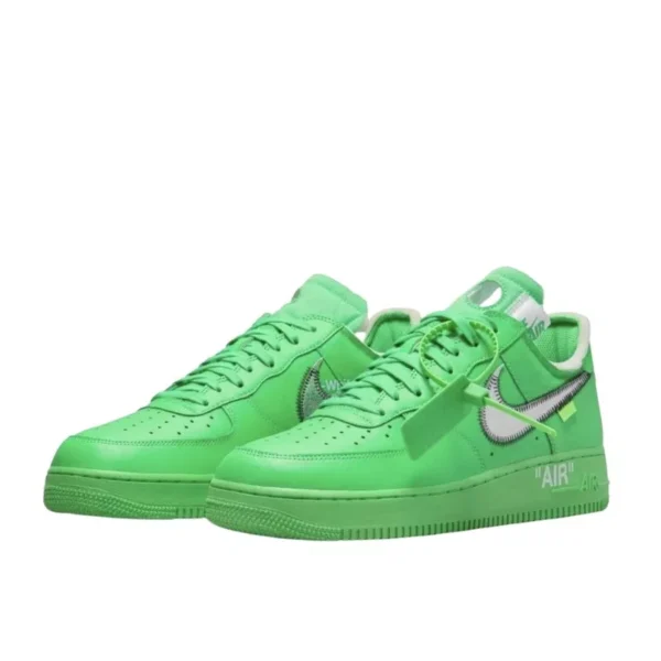 Nike Off-White Air Force 1 Low Light Green Spark סניקרס