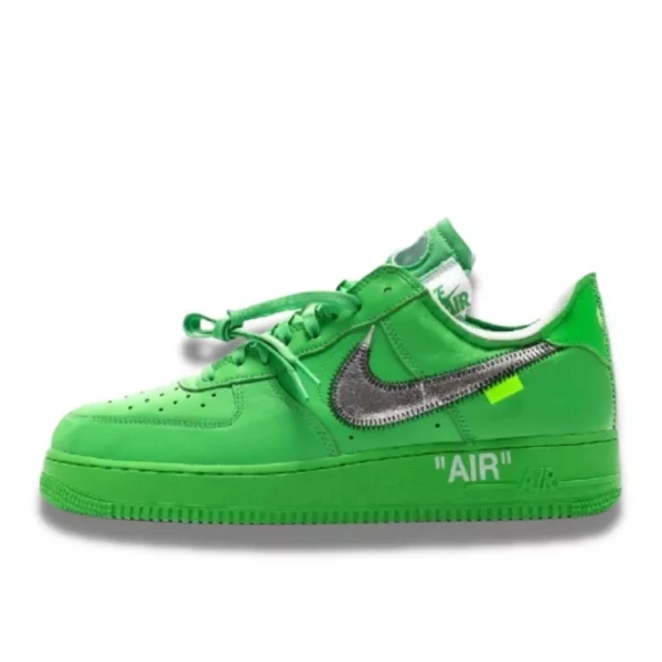 Nike Off-White Air Force 1 Low Light Green Spark סניקרס