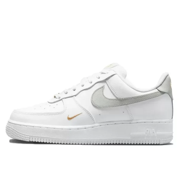 Nike Air Force 1 Low White Grey Gold סניקרס