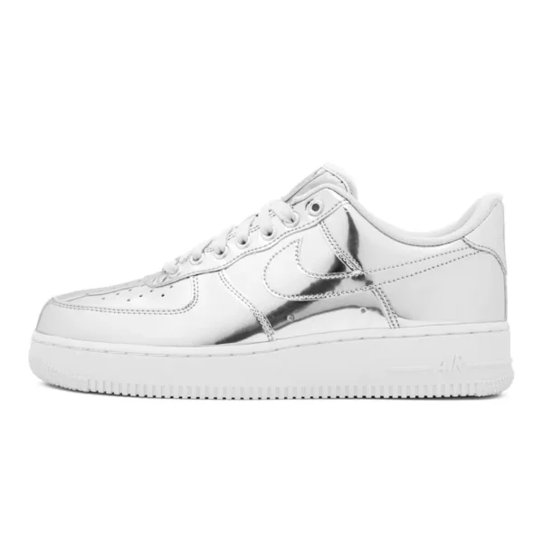 Nike Air Force 1 Metallic Silver Chrome סניקרס
