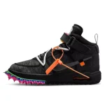 Nike Air Force 1 Mid Off-White Clear Black סניקרס