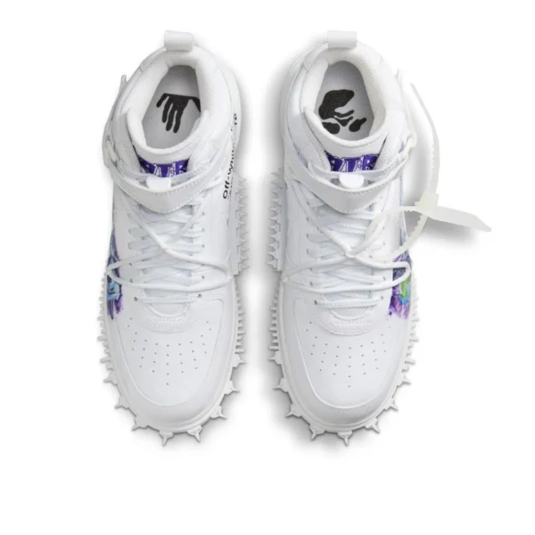 Nike Air Force 1 Mid Off-White Graffiti White סניקרס