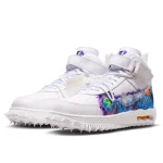 Nike Air Force 1 Mid Off-White Graffiti White סניקרס