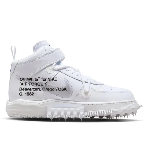 Nike Air Force 1 Mid Off-White Graffiti White סניקרס