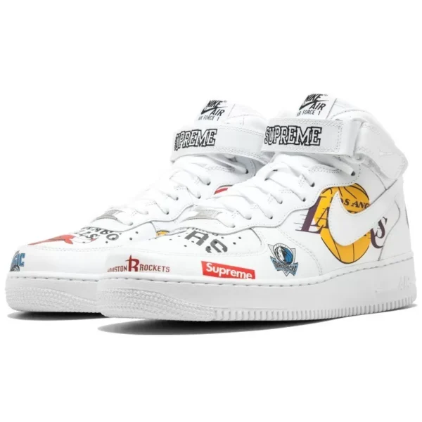 Nike Air Force 1 NBA Supreme White סניקרס