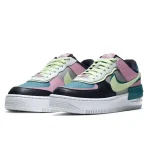Nike Air Force 1 Shadow Barely Volt Oracle Aqua סניקרס