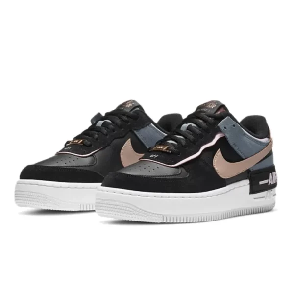 Nike Air Force 1 Shadow Black Metallic Red Bronze סניקרס