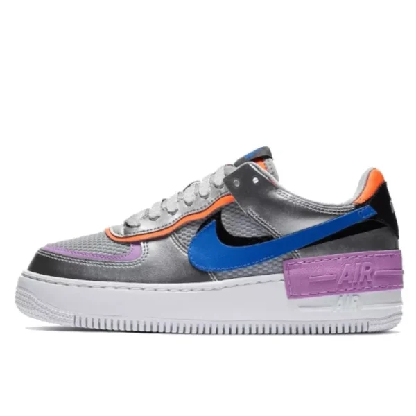 Nike Air Force 1 Shadow Metallic Silver סניקרס