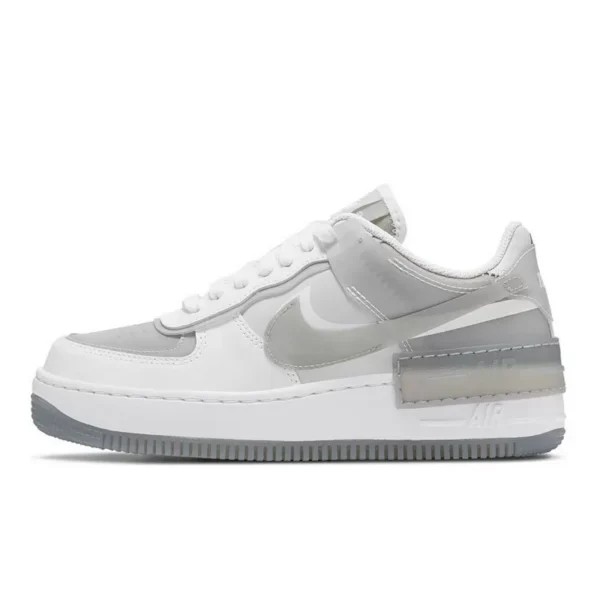 Nike Air Force 1 Shadow SE White Particle Grey סניקרס