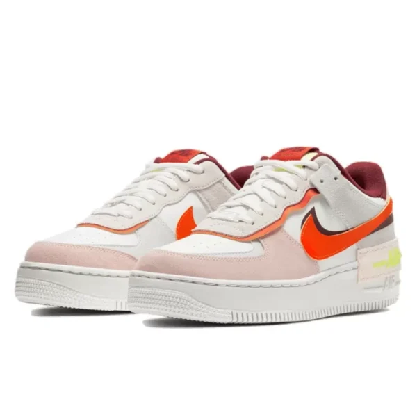 Nike Air Force 1 Shadow Team Red Volt סניקרס