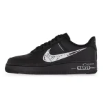 Nike Air Force 1 Sketch Black סניקרס