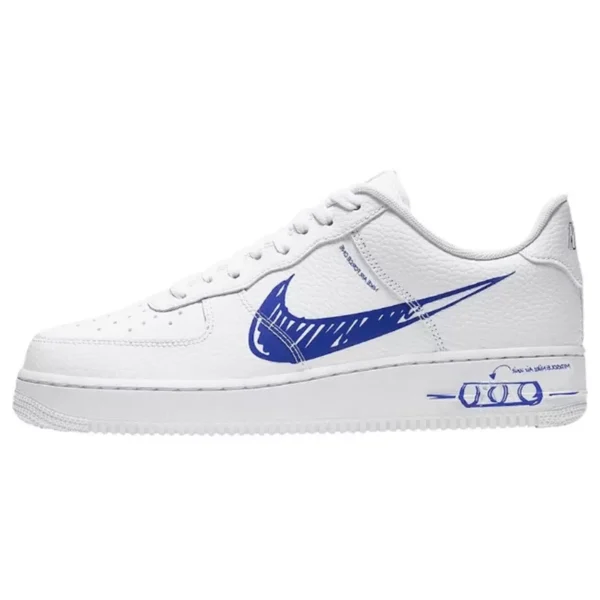 Nike Air Force 1 Sketch White Royal סניקרס