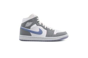 Nike Air Jordan 1 Mid Wolf Grey סניקרס
