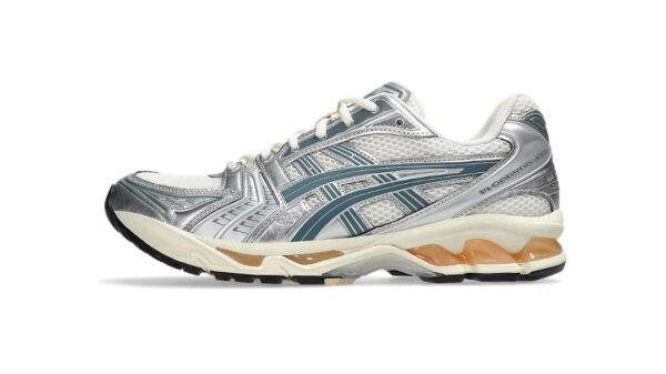 Asics Gel-Kayano 14 Birch Pure Silver Teal Gold נעליים